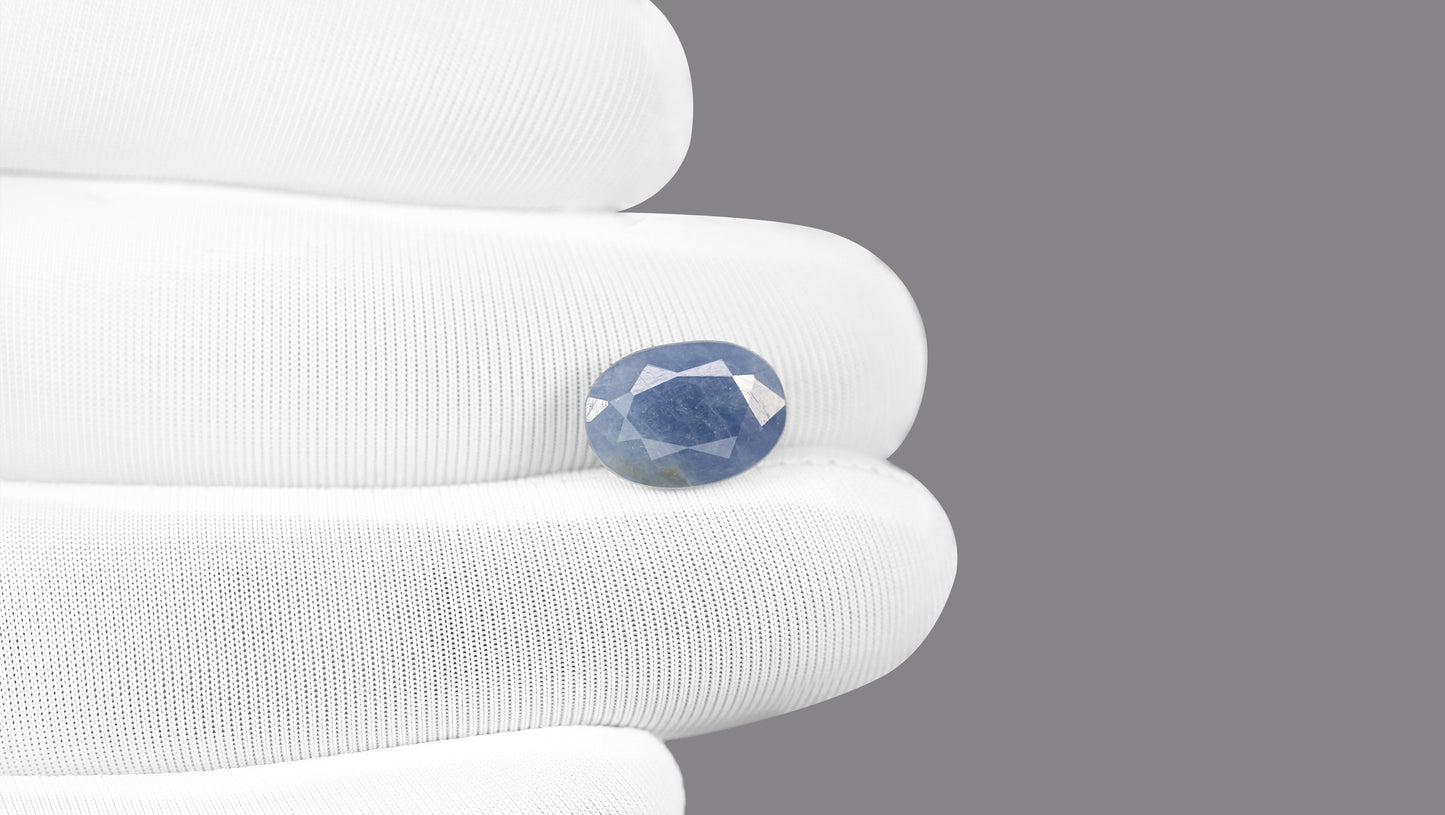 Natural Blue Sapphire (Neelam) 7.23 Carats