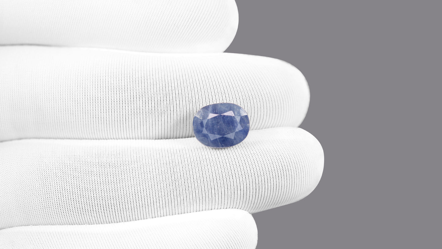 Natural Blue Sapphire (Neelam) 7.24 Carats