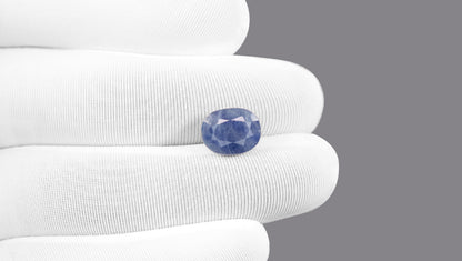 Natural Blue Sapphire (Neelam) 7.24 Carats