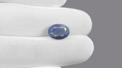 Natural Blue Sapphire (Neelam) 6.40 Carats