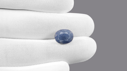 Natural Blue Sapphire (Neelam) 7.36 Carats