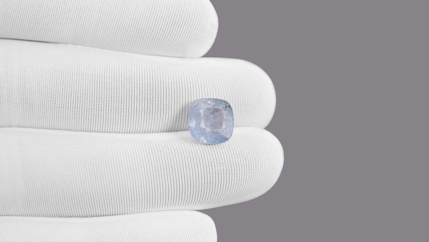 Natural Blue Sapphire (Neelam) 6.63 Carats