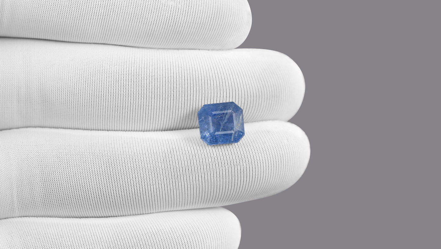 Natural Blue Sapphire (Neelam) 5.83 Carats