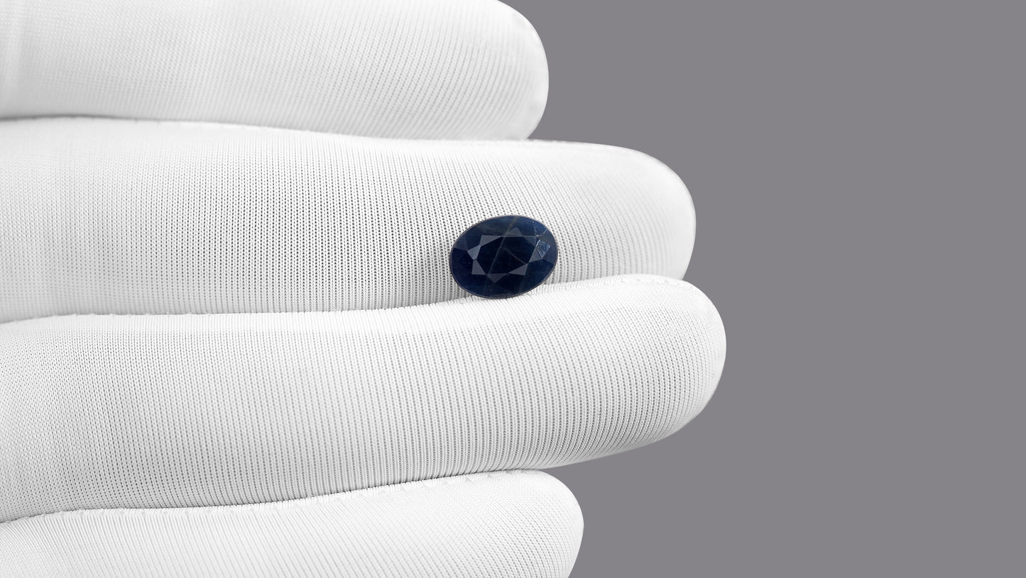 Natural Blue Sapphire (Neelam) 3.81 Carats