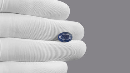 Natural Blue Sapphire (Neelam) 4.21 Carats