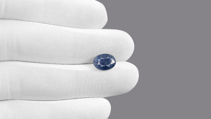 Natural Blue Sapphire (Neelam) 4.02 Carats