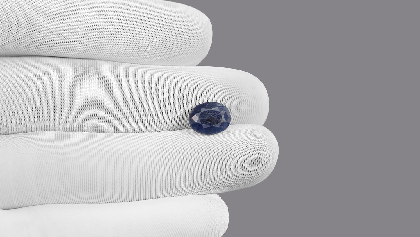Natural Blue Sapphire (Neelam) 3.88 Carats