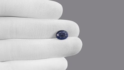 Natural Blue Sapphire (Neelam) 3.88 Carats