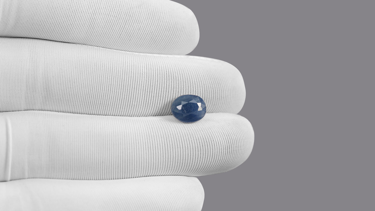 Natural Blue Sapphire (Neelam) 3.86 Carats