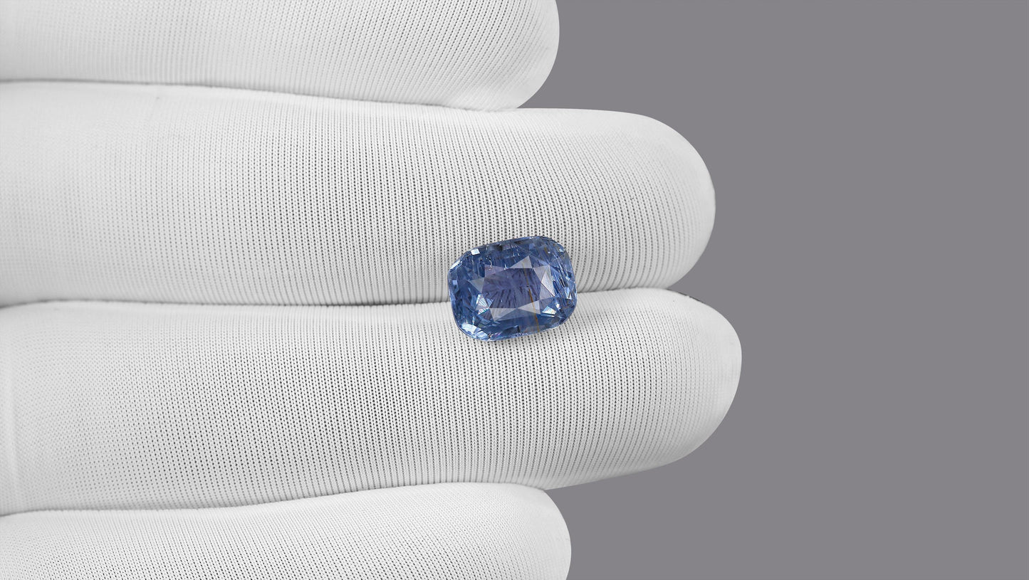 Natural Blue Sapphire (Neelam) 6.60 Carats