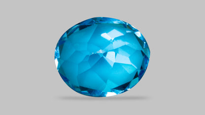 NATURAL BLUE TOPAZ  6.77 CARATS