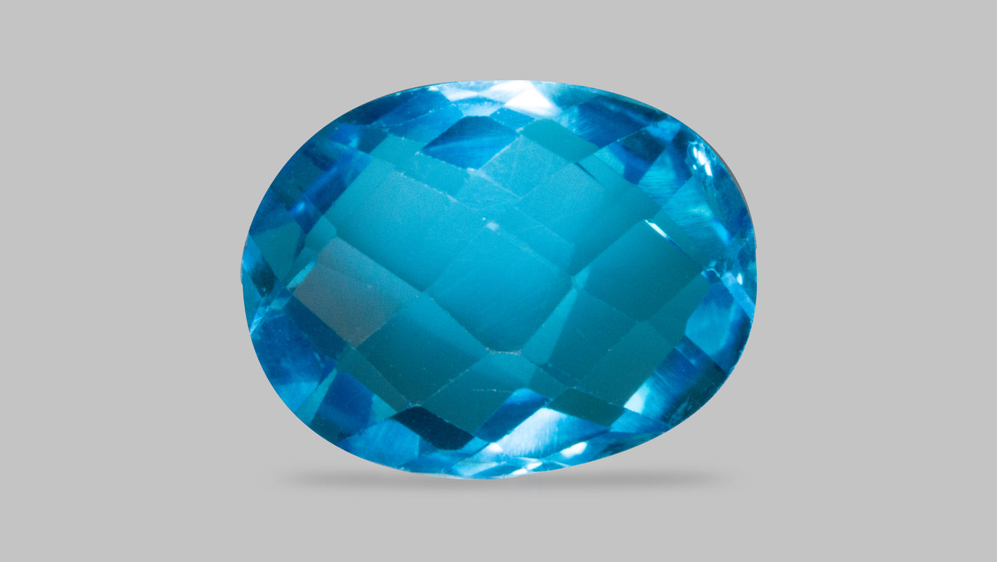 NATURAL BLUE TOPAZ 6.48 CARATS