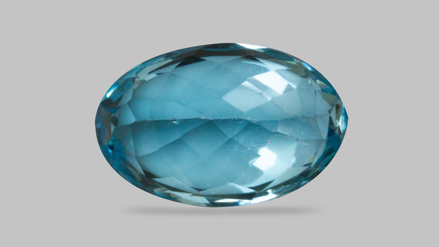 NATURAL BLUE TOPAZ 13.78 CARATS