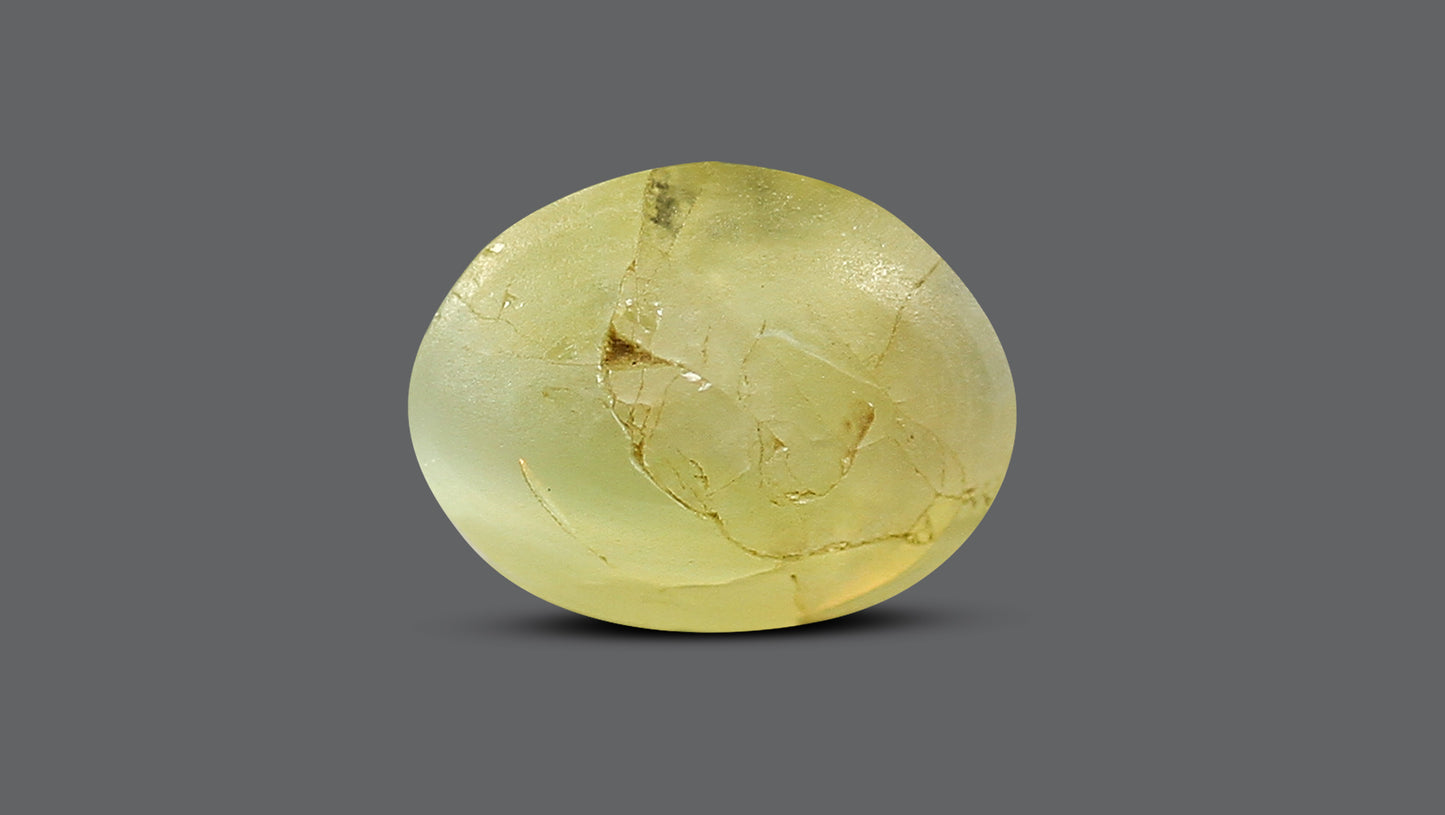 Natural Cat'S Eye (Lehsuniya) 2.64 Carats