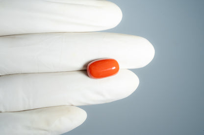 Natural Italian Red Coral (Moonga) 9.55 Carats
