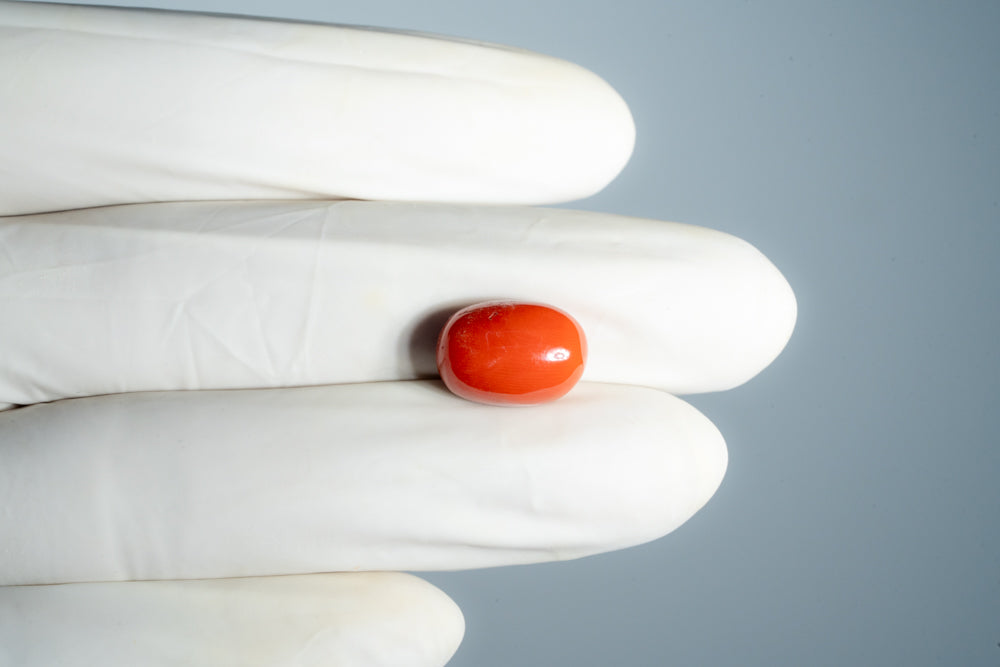 Natural Italian Red Coral (Moonga) 10.08 Carats