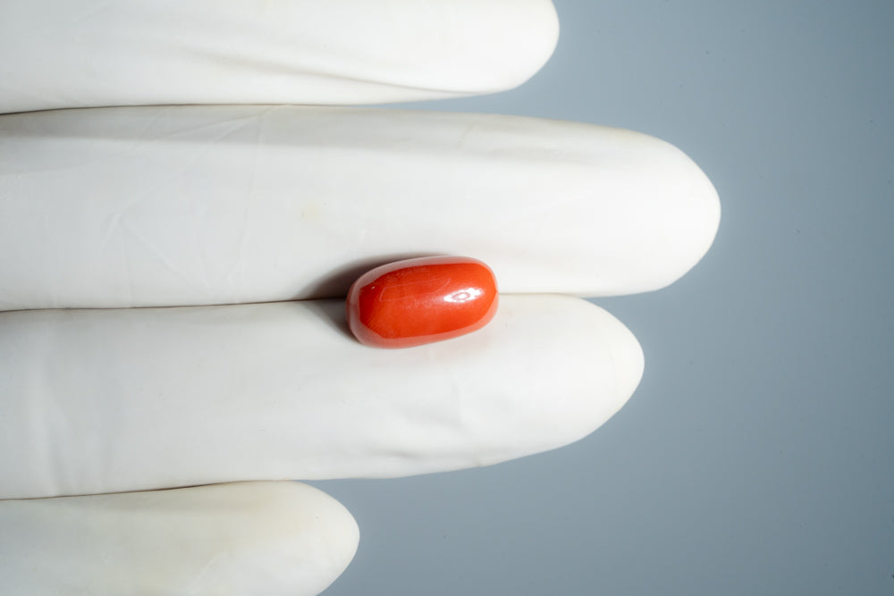 NATURAL RED CORAL (Moonga) 7.92 CARATS
