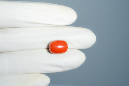 Natural Italian Red Coral (Moonga) 10.59 Carats