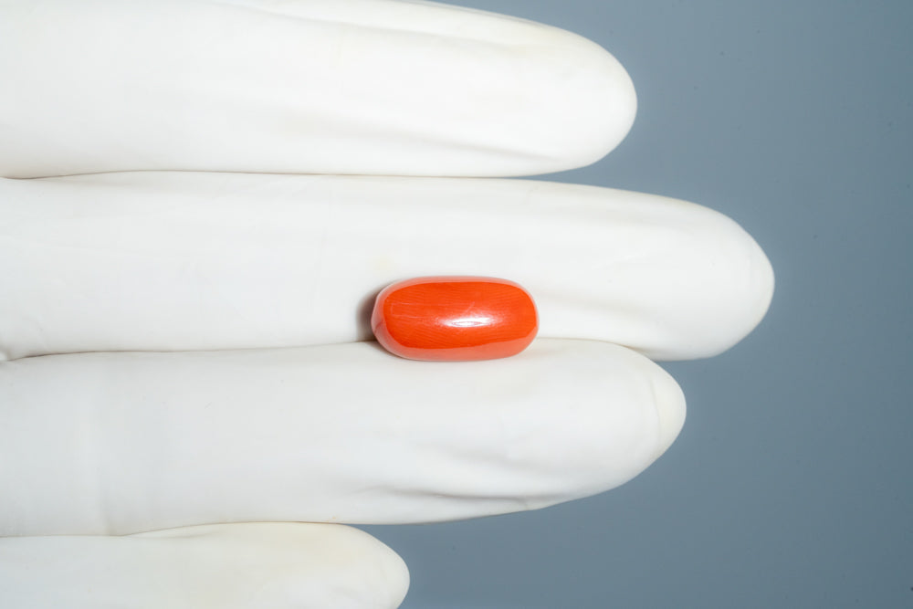 Natural Red Coral (Moonga) 8.23 Carats