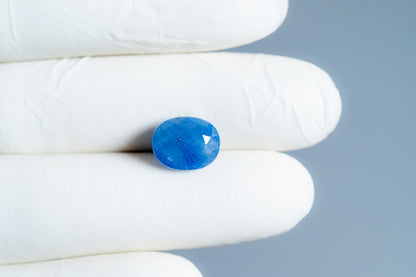 Natural Blue Sapphire (Neelam) 7.56 Carats