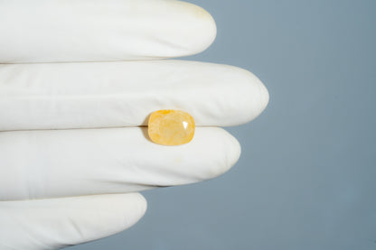 NATURAL YELLOW SAPPHIRE (PUKHRAJ) 6.58 CARATS