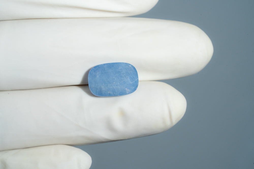 Natural Blue Sapphire (Neelam) 7.37 Carats