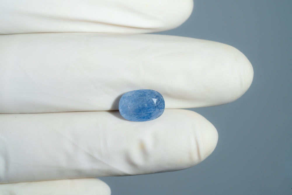 Natural Blue Sapphire (Neelam) 5.18 Carats