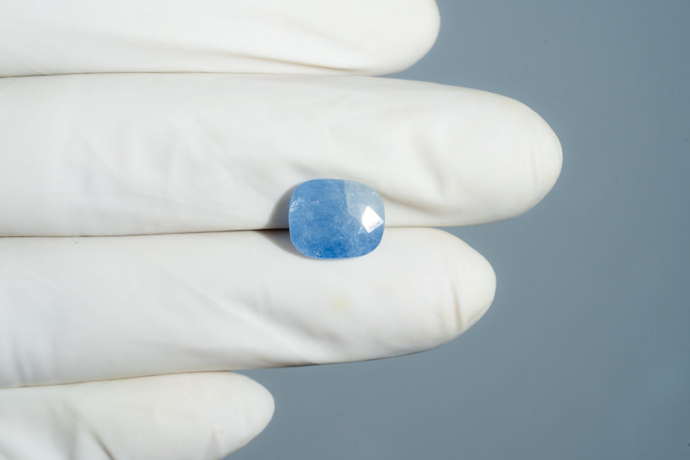 Natural Blue Sapphire (Neelam) 6.95 Carats