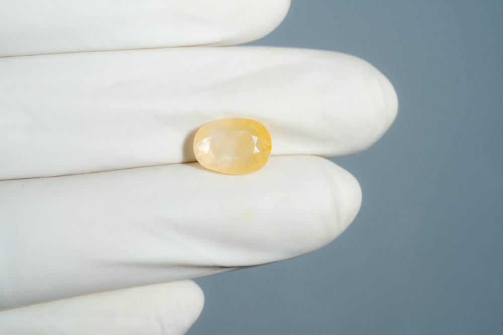 Natural Yellow Sapphire (Pukhraj) 5.38 Carats
