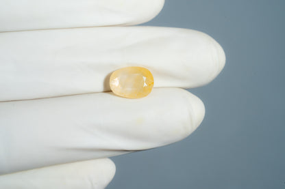 Natural Yellow Sapphire (Pukhraj) 5.38 Carats