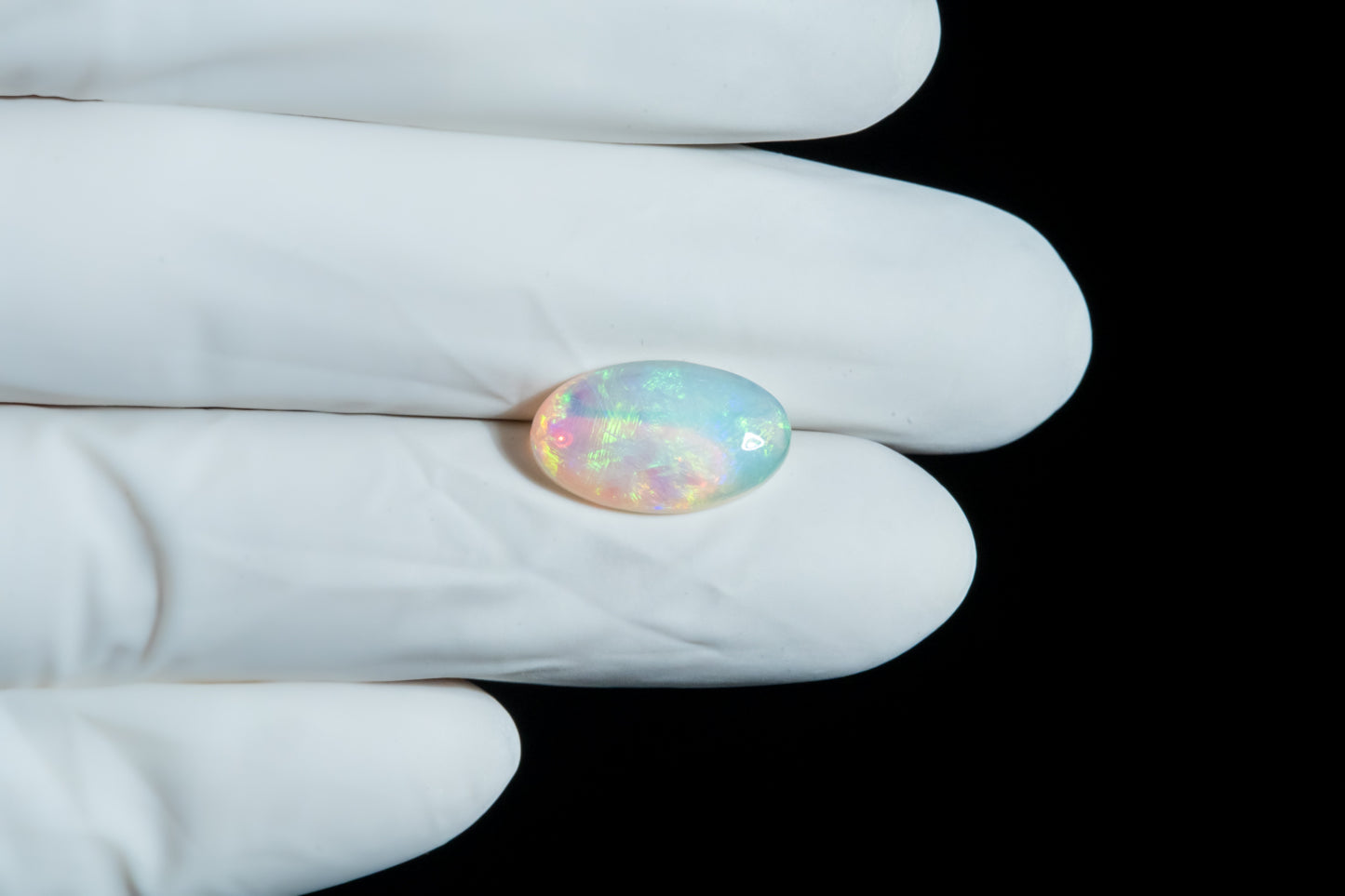 Natural Australian White Fire Opal 4.00 Carats