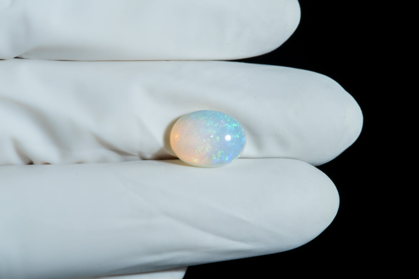 Natural Australian White Fire Opal 3.86 Carats