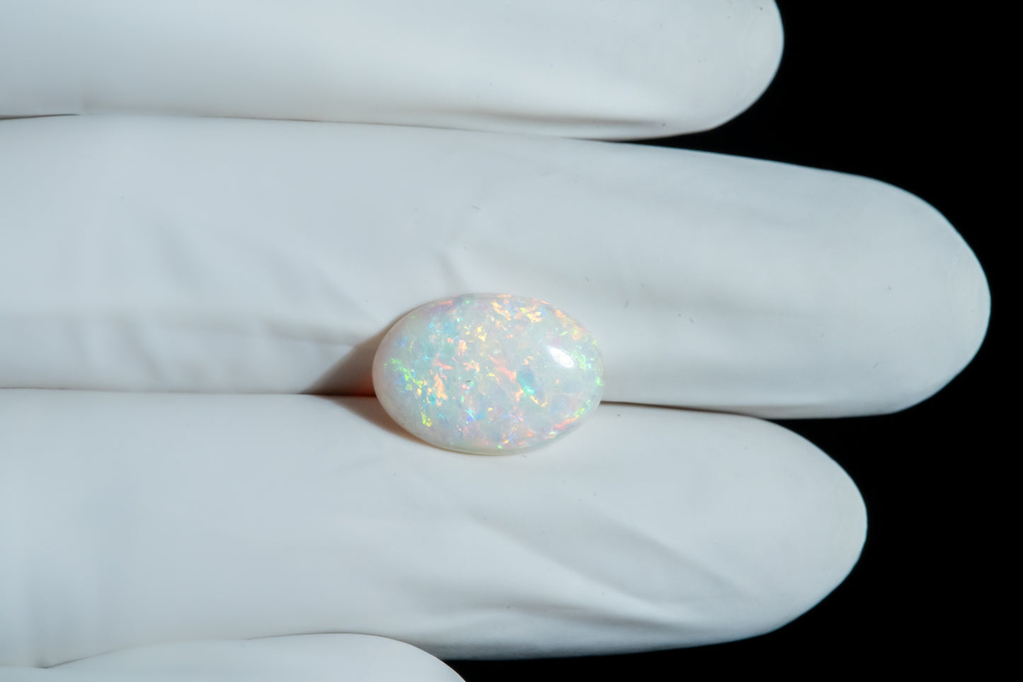 Natural Australian White Fire Opal 4.19 Carats