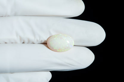 Natural Australian White Fire Opal 6.72 Carats
