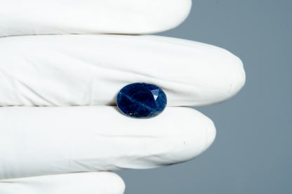 NATURAL BLUE SAPPHIRE (NEELAM) 6.36 CARATS