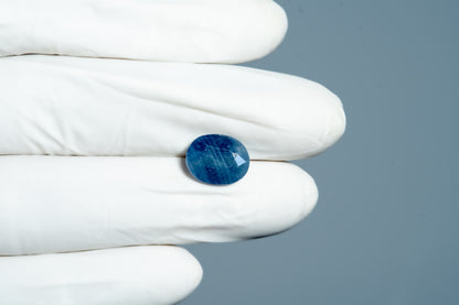 Natural Blue Sapphire (Neelam) 6.51 Carats