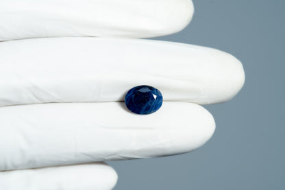 Natural Blue Sapphire (Neelam) 4.87 Carats