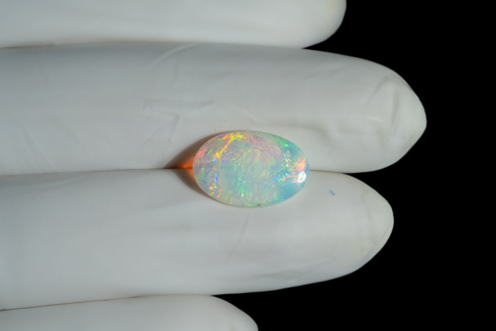 Natural Australian White Fire Opal 2.91 Carats