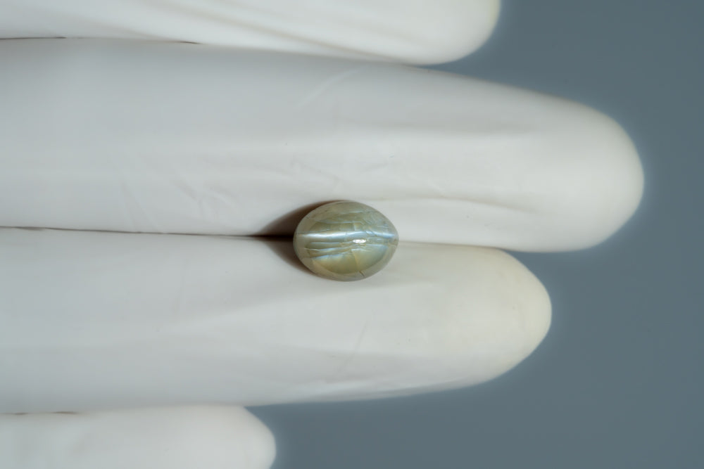 Natural Cat'S Eye (Lehsuniya) 6.71 Carats