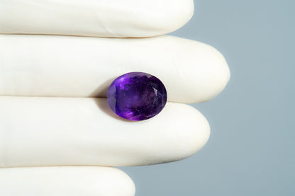 NATURAL AMETHYST 9.75 CARATS.