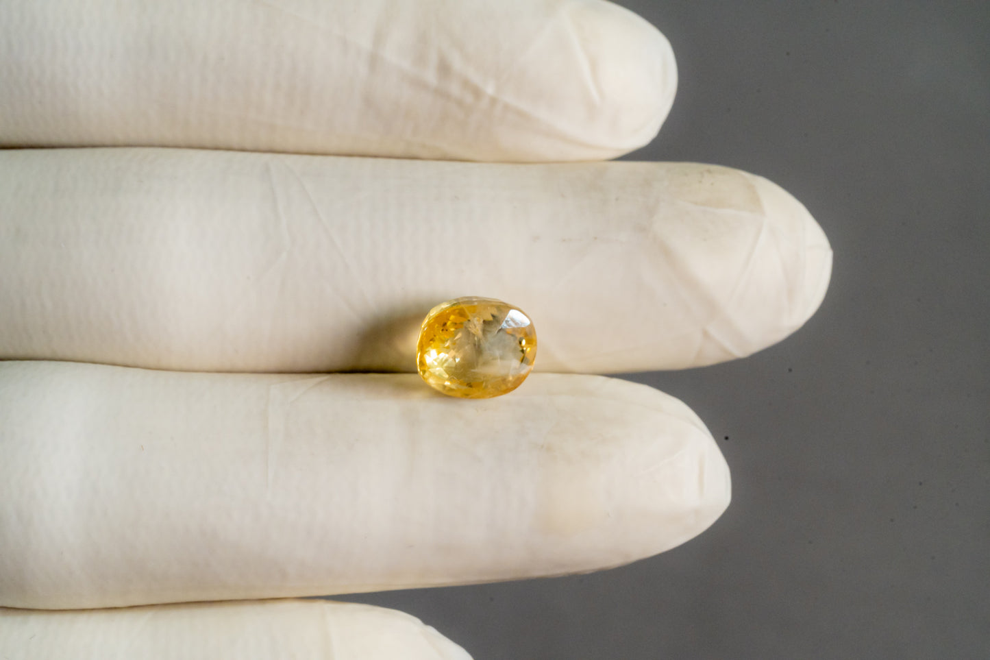Natural Yellow Sapphire (Pukhraj) 6.08 Carats