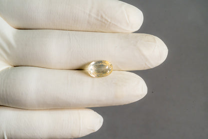Natural Yellow Sapphire (Pukhraj) 6.09 Carats