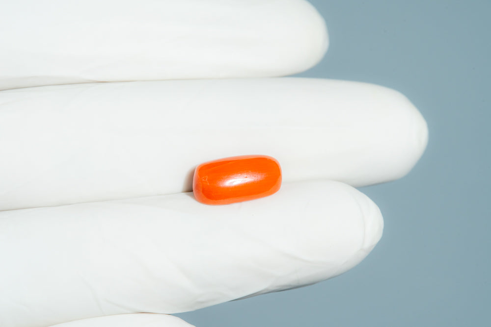 NATURAL RED CORAL (Moonga) 5.74 CARATS
