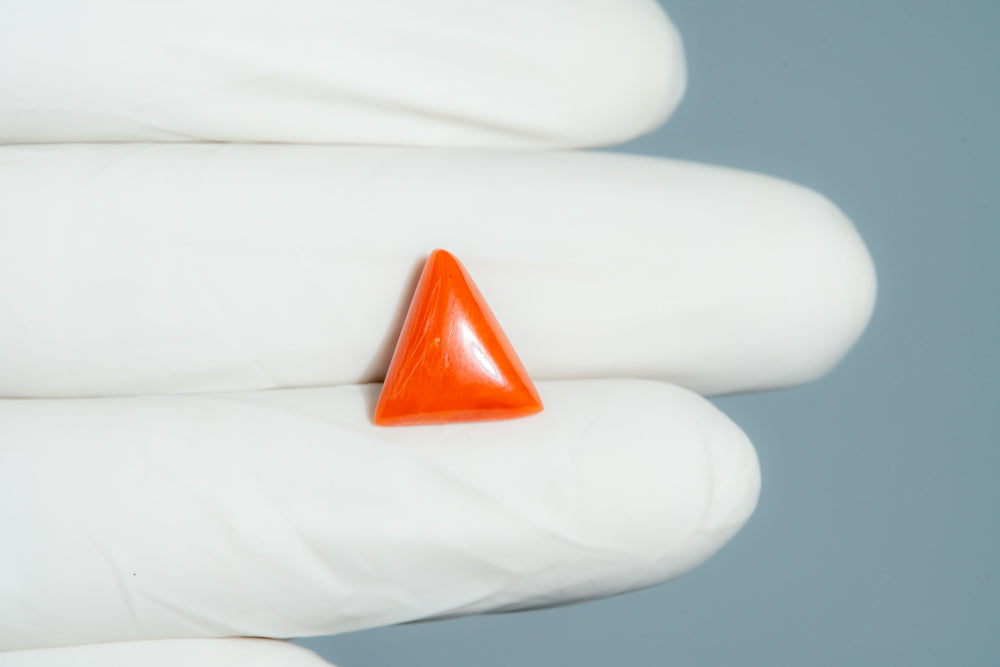 NATURAL RED CORAL (Moonga) 4.48 CARATS