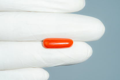 NATURAL RED CORAL (Moonga) 6.58 CARATS