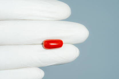 Natural Italian Red Coral (Moonga) 7.04 Carats