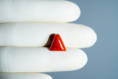 Natural Italian Red Coral (Moonga) 6.06 Carats