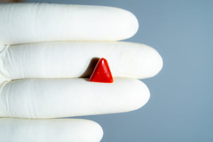 Natural Italian Red Coral (Moonga) 5.75 Carats