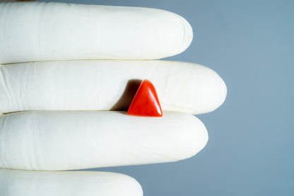 Natural Italian Red Coral (Moonga) 5.95 Carats