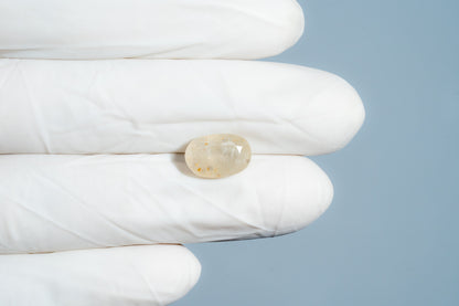 NATURAL YELLOW SAPPHIRE (PUKHRAJ) 6.78 CARATS